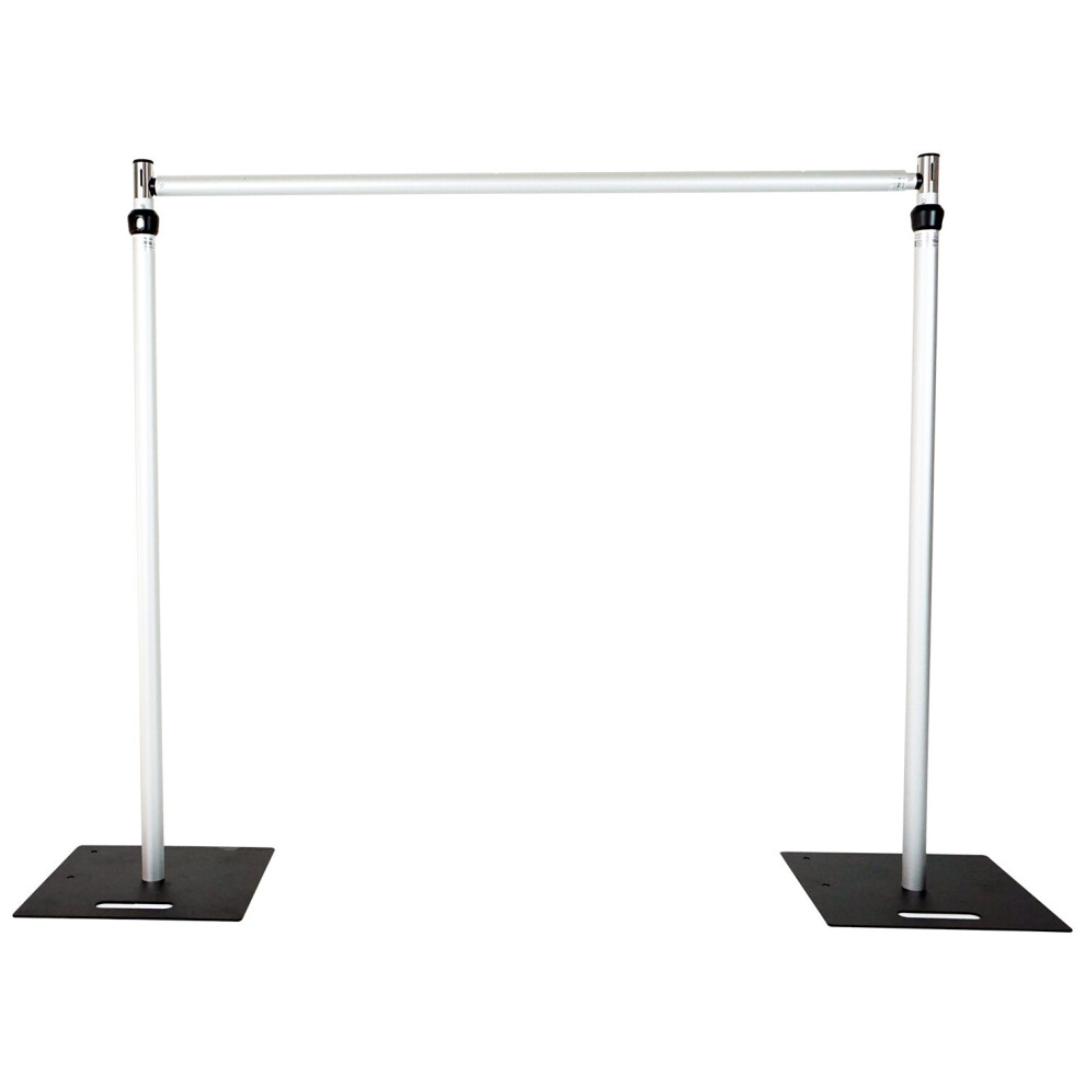 (Backdrop Stand Kit, 3x3m) Pipe and Drape Background Support System Backdrop Stand Kit Backdrop Stand For Wedding Backdrop, Party Photography, Stage Backdrop Decorative 